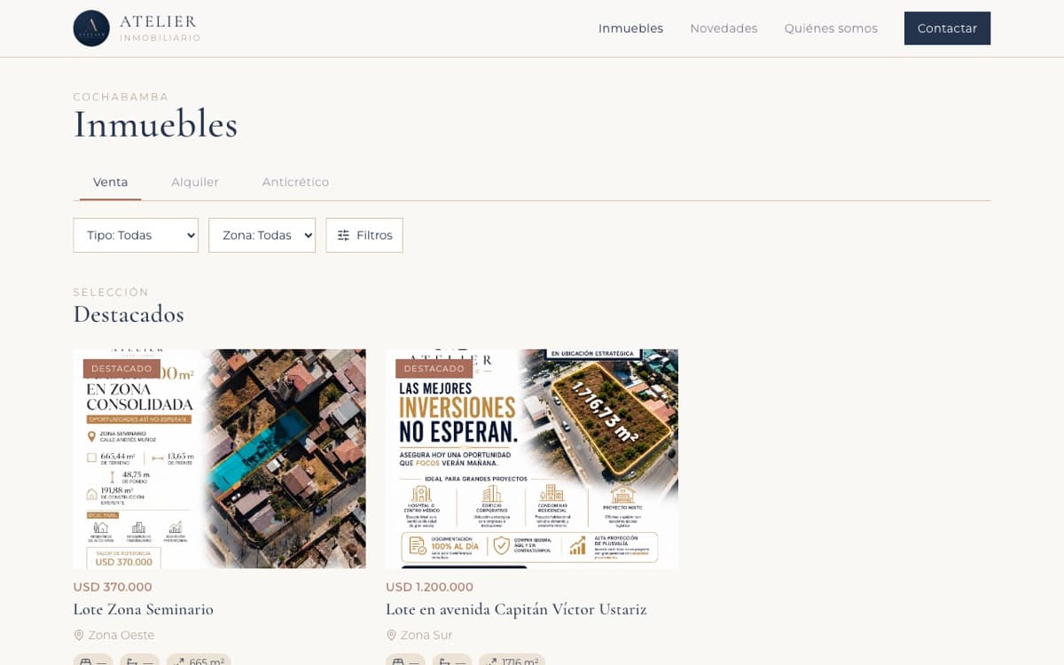 Captura de Atelier Inmobiliario
